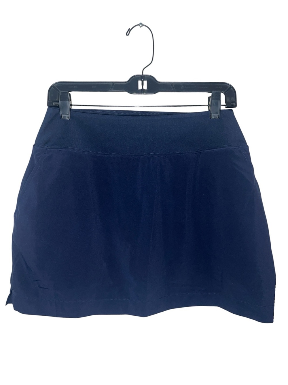 Puma Mini Skirt Skorts Athletic Navy Blue with Biker Shorts and Pockets Medium